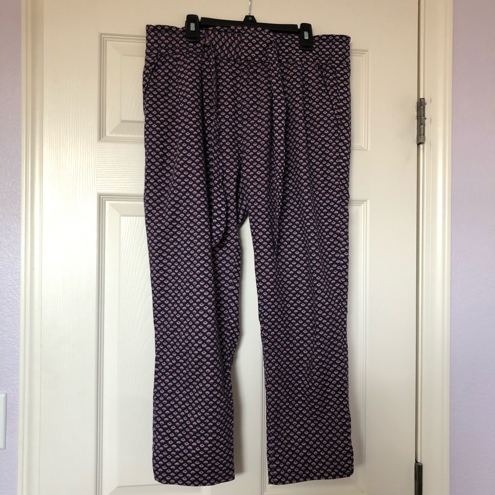GAP Pattern Cropped Ankle Pants